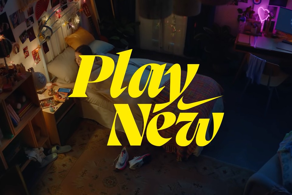 تایپوگرافی کمپین اخیر Nike به‌نام Play New 